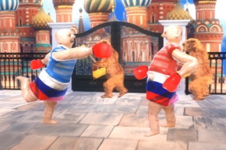 Lutadores de Boxe Bêbados Russos