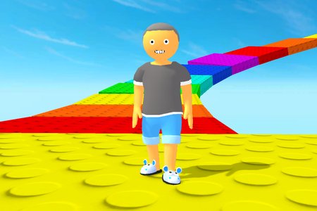 Obby: Parkour com Ragdoll