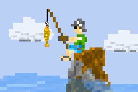 Pescaria em Pixel