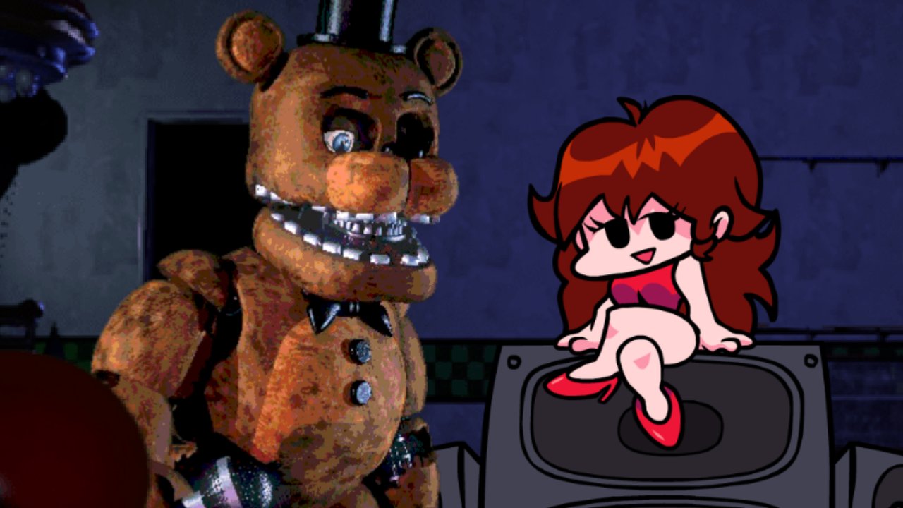 freddy de fnaf 2 sendo consertado 