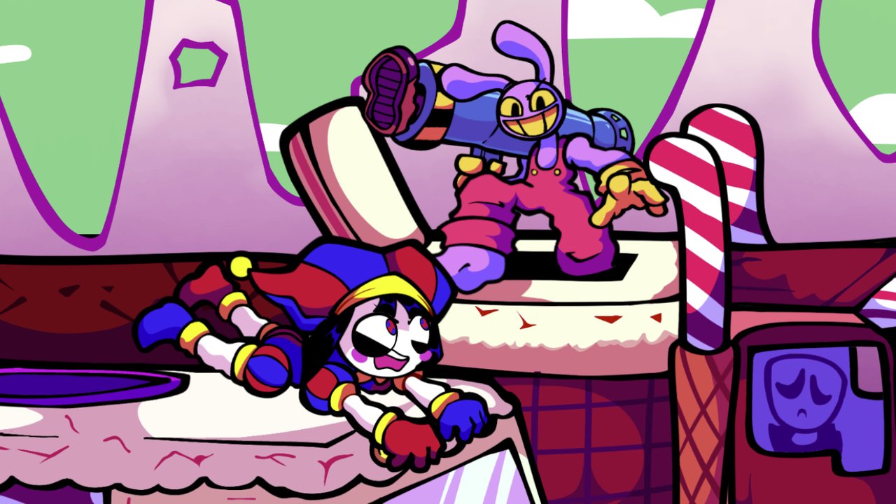 FNF x The Amazing Digital Circus: Candy Carrier Chaos · Jogar