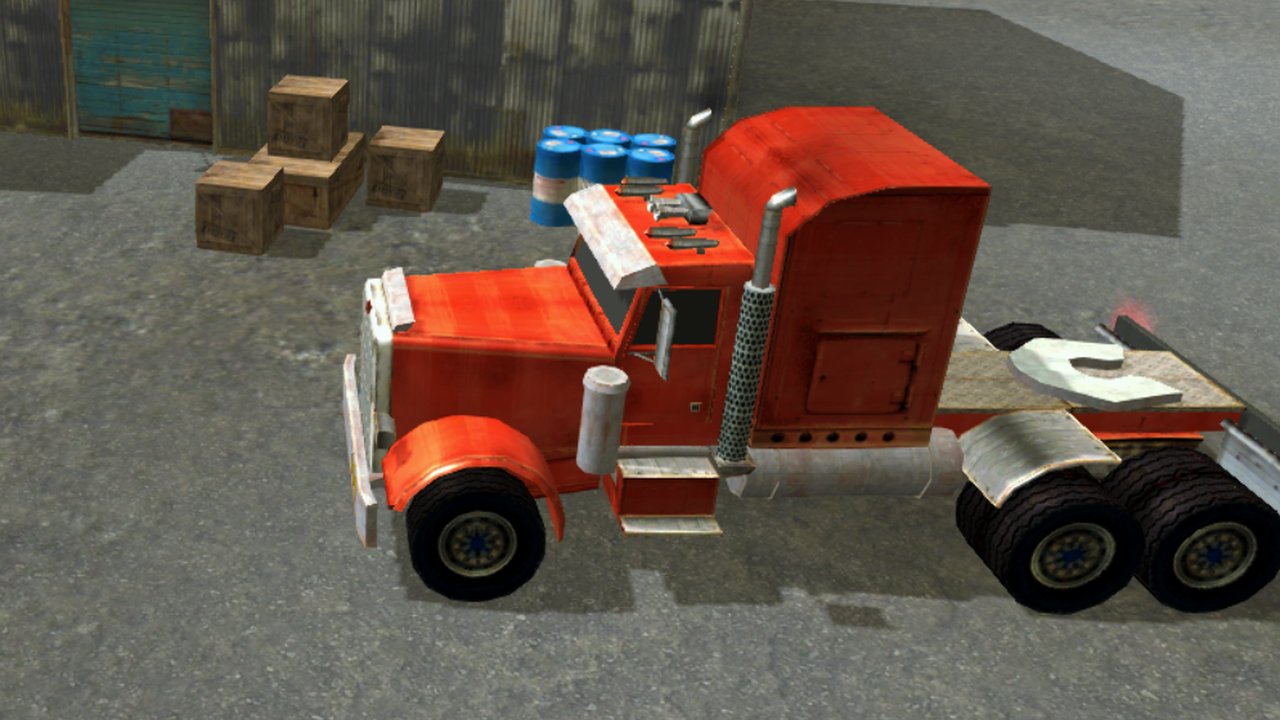 Jogo de caminhão acrobático de caminhão monstro versão móvel